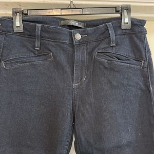 Joe’s Flawless the mustang flare, size 29, dark wash denim super soft